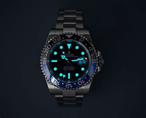 rolex gmt tritium|Rolex glow in the dark.